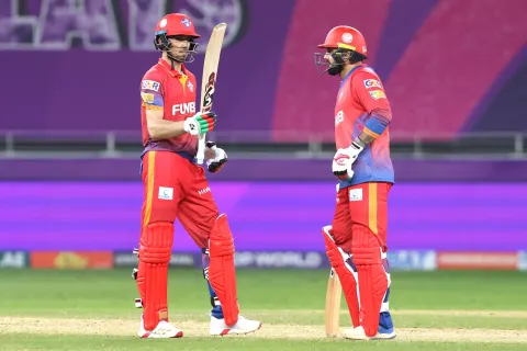 Dubai Capitals Dominate Sharjah Warriorz in a High-Scoring ILT20 Clash